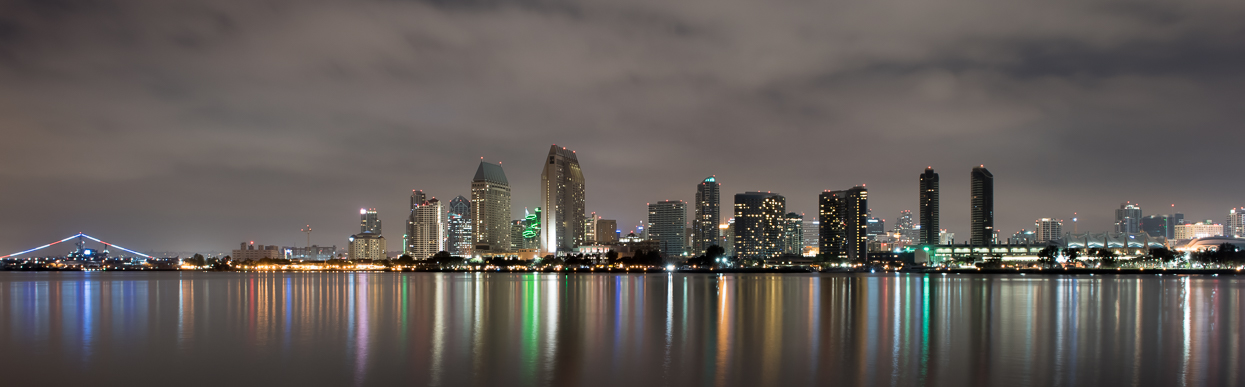 San Diego Skyline (from Coronado), 2015