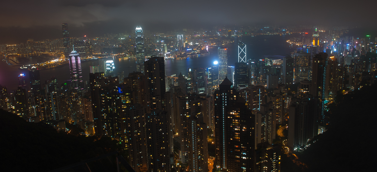 Hong Kong Skyline (from Victoria Peak) - Hong Kong, CN, 2014