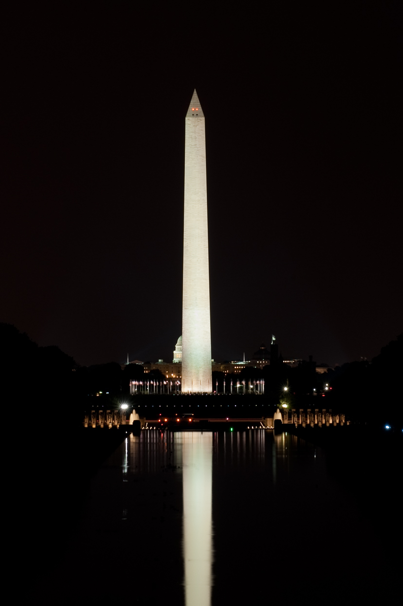 Washington Monument at Night, 2010